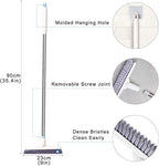 Affogato Floor Scrub Brush Bathroom Long Handle Bathtub Push Broom Shower Tile - Image 4
