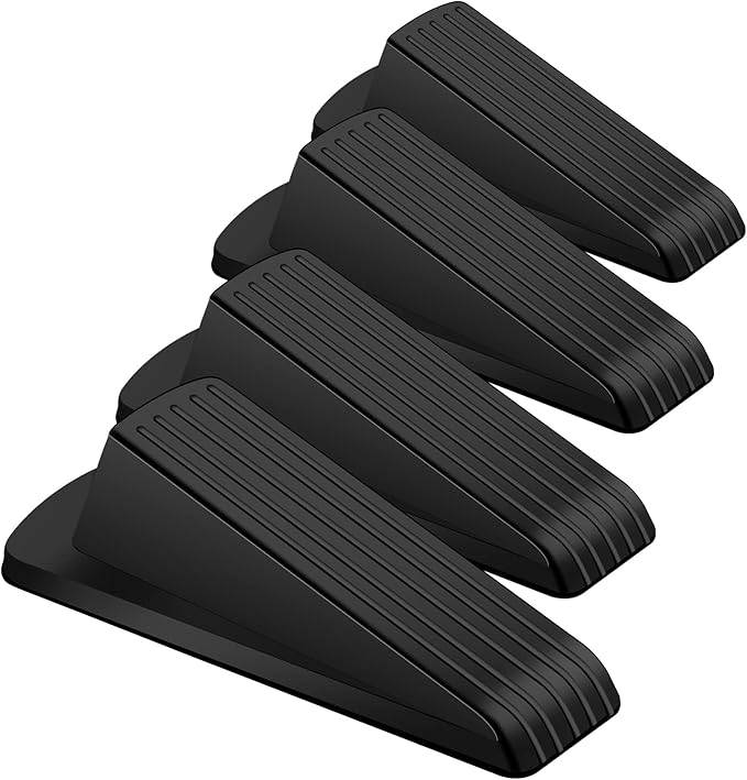 Door Stoppers, 4 Pack Premium Rubber Door Stoppers - Image 7
