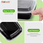 Glotoch 28oz Meal Prep Containers, 10 Pack Reusable Food Storage Containers - Image 4
