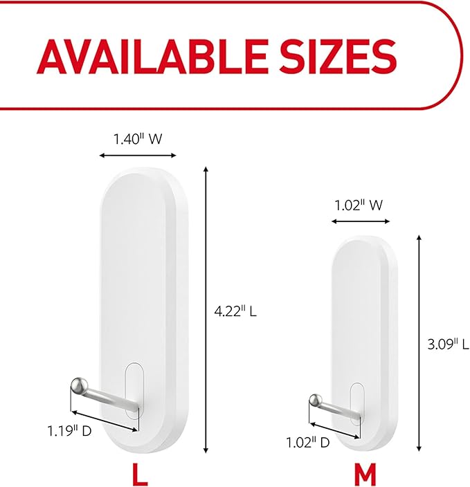 Command Medium Wire Hooks Value Pack, Organize Damage-Free - Image 2