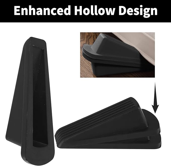Door Stoppers, 2 Pack Premium Rubber Door Stoppers - Image 5