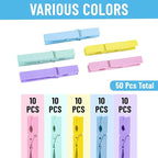 KINGLAKE Macaron Colored Clothespins Wooden - Image 3