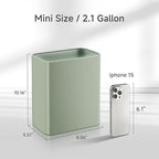 TIPGO Small Metal Trash Can, 2.1 Gallon Slim Trash Can - Image 2