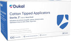 Dukal Cotton Tipped Applicators 3". Pack of 200 Swabsticks Wood Shaft. 100% - Image 2