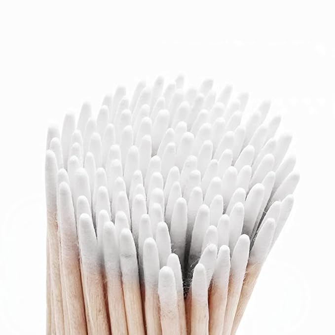 500 Count 4 Inch Pointed Cotton Swabs Precision Microblading Cotton Tipped - Image 3