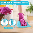 Orighty Microfiber Cleaning Cloth, 200 Pack Highly Absorbent Cleaning Supplies - Image 3