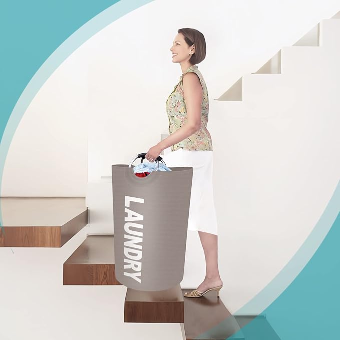 StorageRight 115L Large Laundry Basket, Laundry Hamper, Dirty Clothes Hamper - Image 7