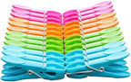 24pcs Assorted Color Large Plastic Clothespins Windproof Hanger Clothes Peg by Unknown