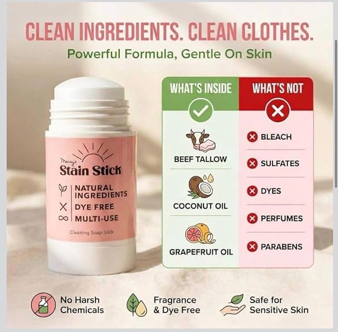 Mary’s Stain Remover Bundle Set Natural & Effective 2-Part Laundry Stain Remover - Image 3