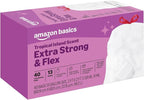 Amazon Basics Extra Strong & Flex Tall Kitchen Drawstring Trash Bags, Tropical - Image 2