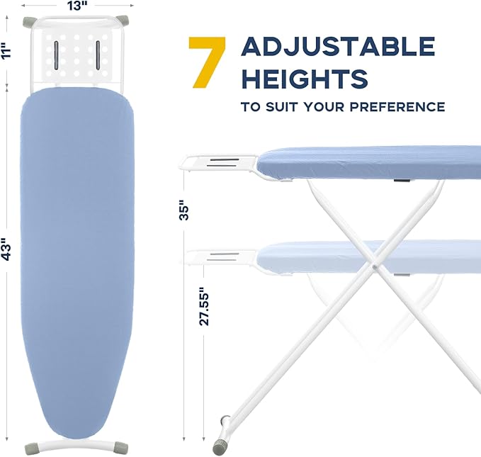 Ironing Board, 43x13 Full Size Iron Board - Image 5