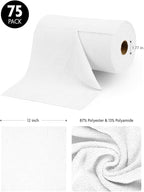 Fantasticlean Microfiber Cleaning Cloth Roll -75 Pack, Tear Away Microfiber - Image 7