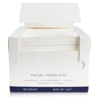 Face Towels Disposable, 12” x 10” Biobased Facial Towelettes, Large Soft & by HARVANCO