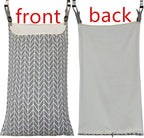 Adjustable Space Saving Door Hanging Laundry Hamper Bag - Image 2