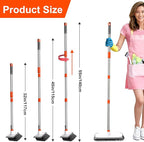 Floor Scrub Brush with Long Handle, Stiff Bristles Deck Brush, BITOPE - Image 3