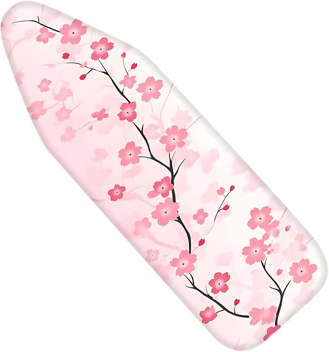 Nuxovilar Pink Cherry Blossom Pattern Ironing Board Cover, 15 * 54inch by Nuxovilar