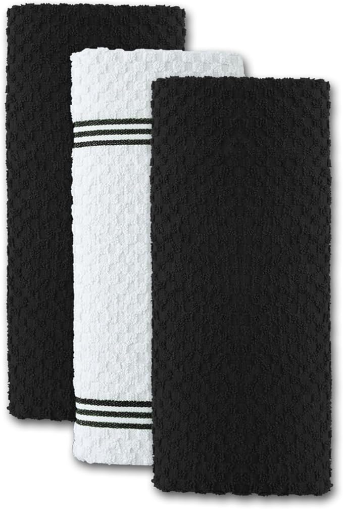 Infinitee Xclusives Premium Kitchen Towels – Pack of 3, 100% Cotton |15 x 25| - Image 8