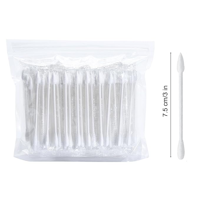 Cotton Swabs, Individually Wrapped Cotton Buds, Beauty Care, Make-up（Round and - Image 6