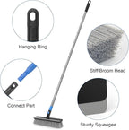 KeFanta Deck Brush with Long Handle, 2 in 1 Floor Scrub Brush - Image 8