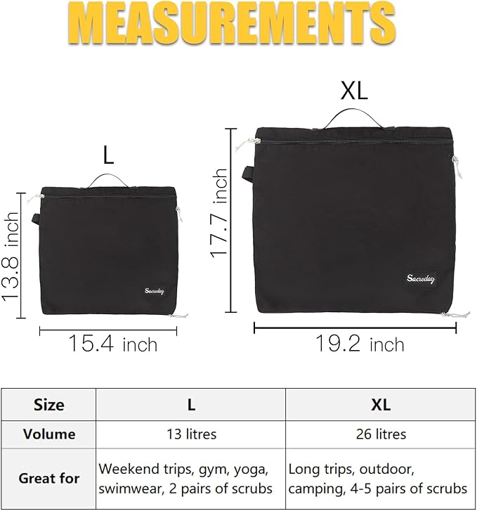 Mesh Laundry Bag Travel Bags-Small Hanging Wash Delicates Reusable Dirty Bag - Image 6