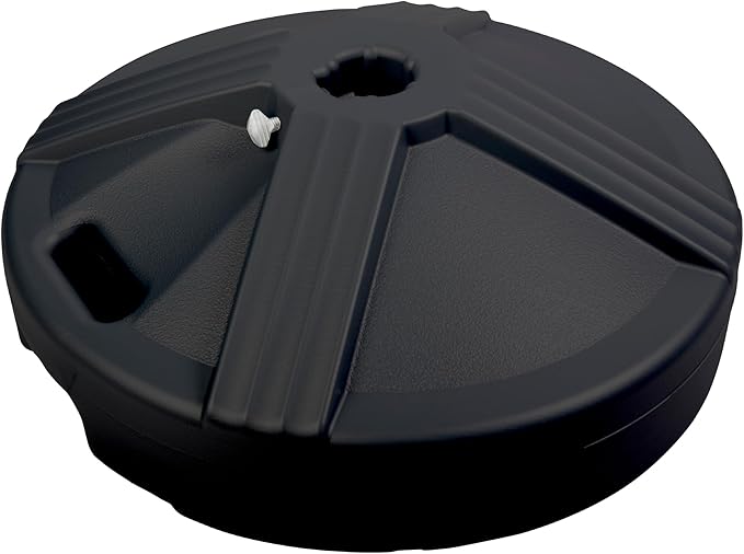 US Weight Durable Fillable Umbrella Base for Patio Table - 50 Pound Capacity Heavy Duty Adjustable Stand for Outdoor Umbrellas - Made in The USA by USWeight