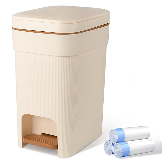 JiatuA Small Bathroom Trash Can by JiatuA