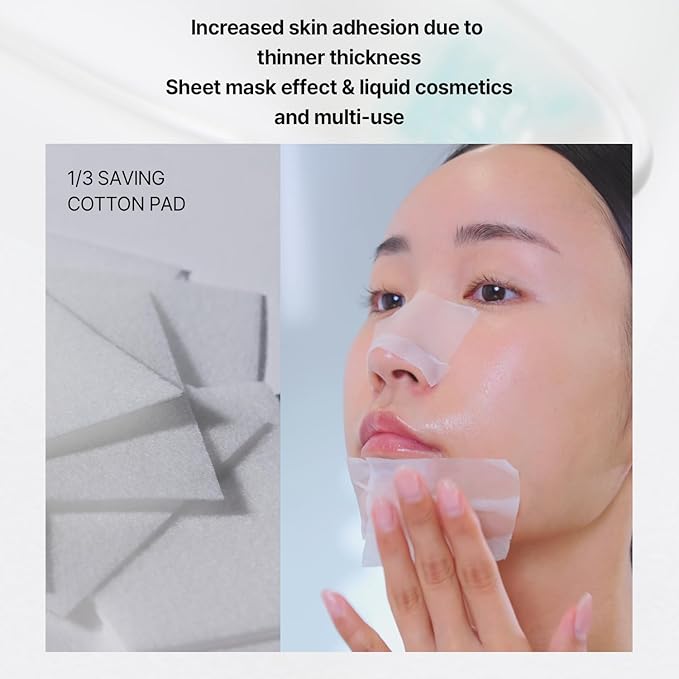 ILSO 1/3 Saving Cotton Pad, Thin Layer Perfect - Image 4
