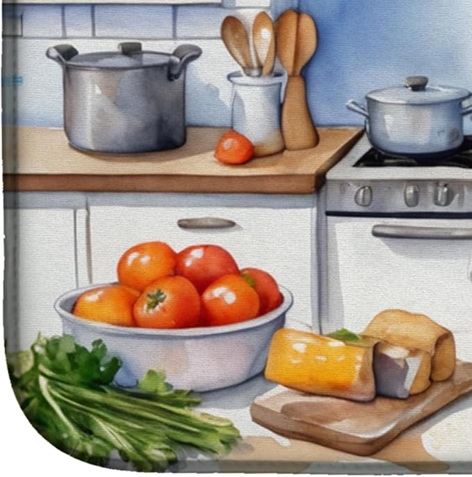 Caroline's Treasures DAC6281DDM Lakeland Terrier The Chef Dish Drying Mat - Image 4