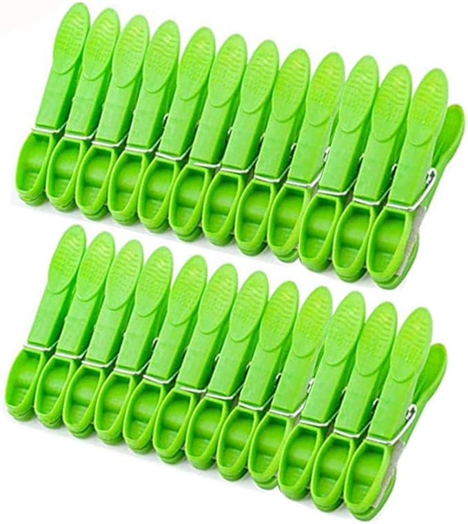 Sturdy Clothesline Pins for Drying Clothes Large Plastic Clothespins Hanger by Unknown