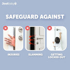 Jool Baby Door Pinch Guards – Slam Preventer – Babyproof Doors to Avoid Pinched - Image 4