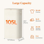Lifewit 105L Large Laundry Basket - Image 3