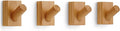 LARHN Wooden Wall Hooks, Wall Mounted Coat Hooks by LARHN