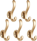 Wall Hooks Over Door Key Towel Coat Hat Purse Hanger Holder Rack Double Hooks by WASYPLSFOI