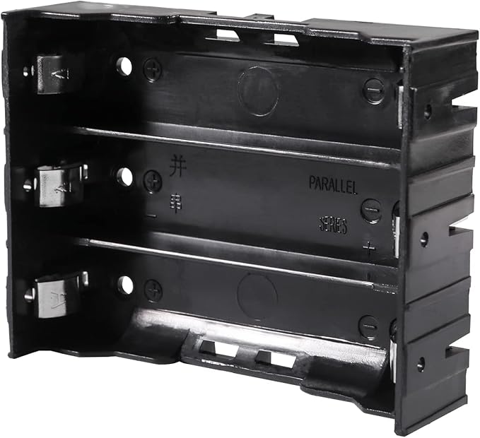 6pcs 18650 Battery Case Holder 3 Slots X 3.7V 18650 Battery Storage Box - Image 6