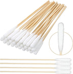 100 PCS Long Cotton Swabs for Dog Ears, 6-Inch Large Cotton Ear Swabs for by Unknown