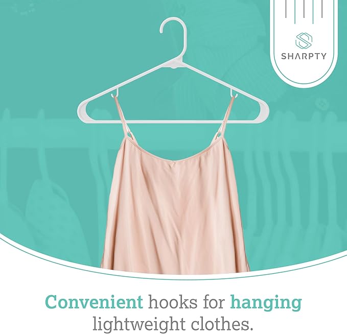 Sharpty Plastic Hangers Clothes Hangers - Image 6