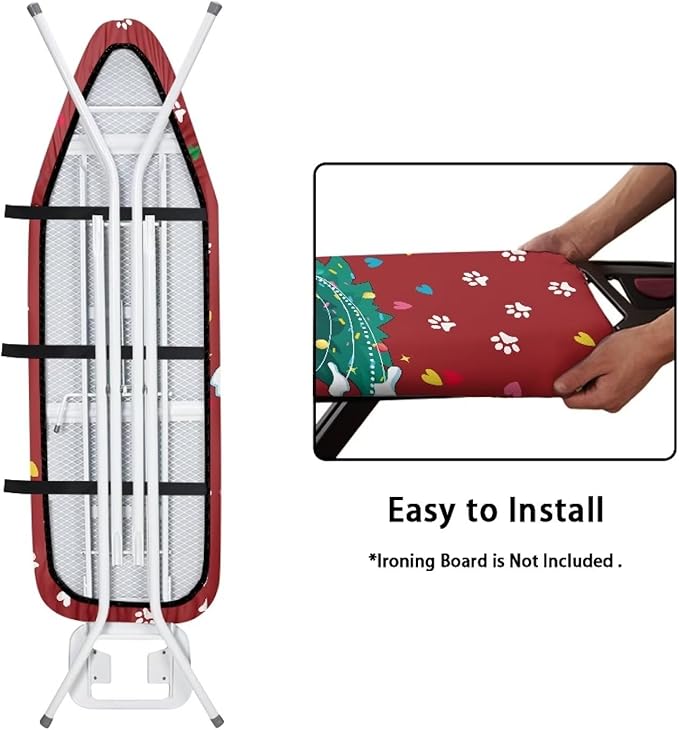 Cat Christmas Iron Board Cover Dust Cover Extra Wide Ironing Board Cover - Image 5