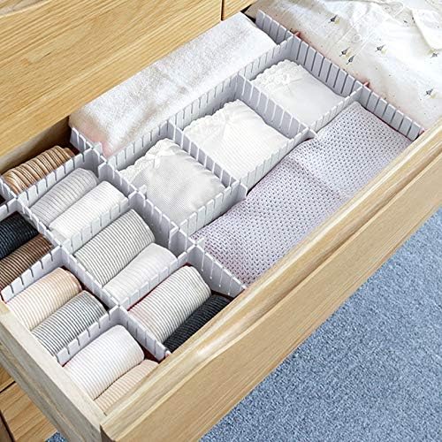 40 Pcs Diy Grid Drawer Divider Adjustable Drawer Storage Organizer ​​for Socks - Image 6