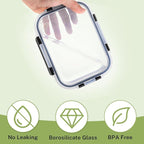 8 Pack Borosilicate Glass Food Storage Containers - Image 5