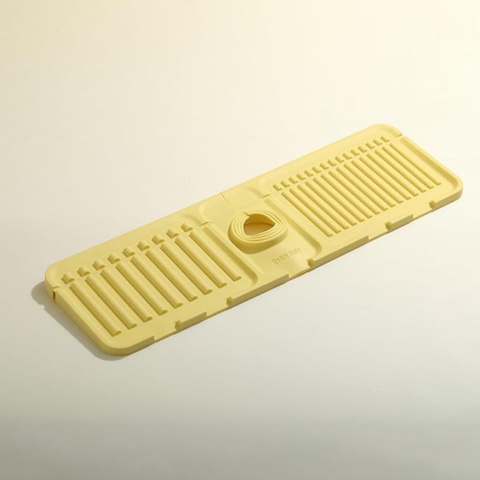 Sink Faucet Absorbing Mat, Kitchen Sink Splash Guard Longer Silicone Sink by Unknown