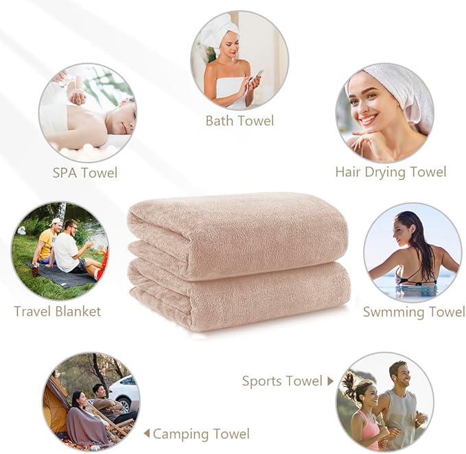 Orighty Microfiber Bath Towels Pack of 2 - Image 7