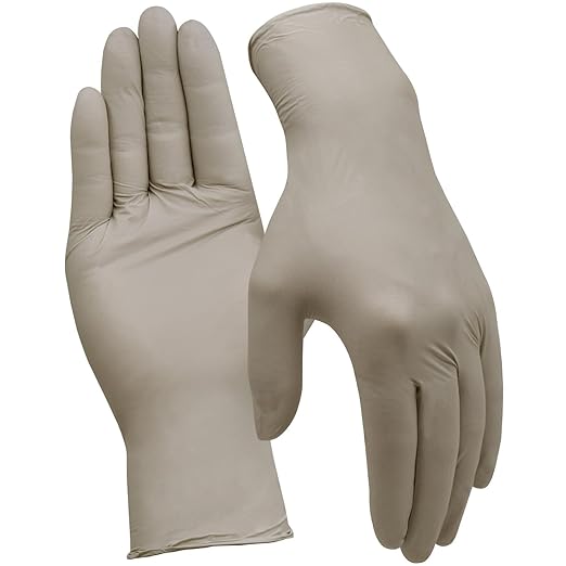 Disposable Nitrile Gloves, 4 Mil Latex-Free Powder-Free Industrial Gloves by SLICKKIT