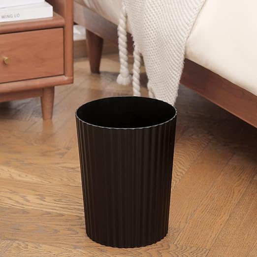 JiatuA Small Trash Can Plastic Wastebasket Round Garbage Container Bin - Image 4