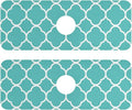Kitchen Sink Splash Guard 2 PCS 14.7 Inch Sink Faucet Mat Splash Guard by Eyanle