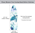 Boho Sea Turtle Ironing Board Cover and Pad Heat Resistance & Resist Scorching - Image 6