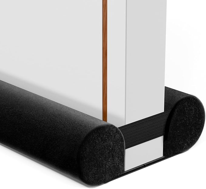 Door Draft Stopper for Bottom of Door, Upgraded Under Door Gap Filler for Big by BKSAI
