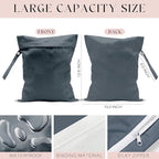 Waterproof Wet Bag for Swimsuit, Travel Beach Wet Dry Bag, Hidden Zipper - Image 2