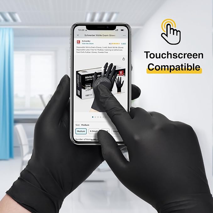 Schneider Nitrile Exam Gloves, and Food Prep - Image 4