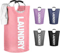 WOOHA 125L Large laundry basket, Collapsible laundry hamper, Tall Clothes by WOOHA