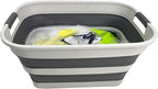 SAMMART Set of 2 Collapsible Plastic Laundry Basket - Image 5